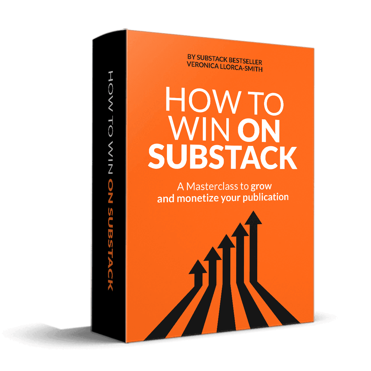 How To Win on Substack Book cover with orange background